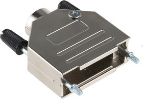 AMET-15 RS, AMET Series Zinc D Sub Backshell, 15 Way, Strain Relief