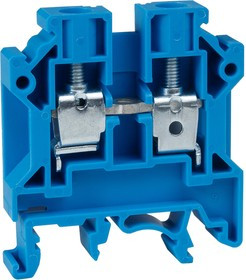 289776, Клемма проходная винтовая OptiClip CTS-6-I-BU-41A- (0,5-6)-синий