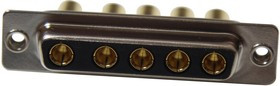 680M5W5203L411, Комбинированный разъем D Sub, Power-D 680M Series, DB-5W5, Гнездо, 5 контакт(-ов), 5 Силовых