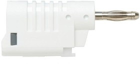 73092-9, Test Plugs &amp; Test Jacks QUICK CONNECT 4mm STACKABLE-WHT