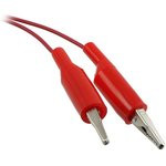 BU-3030-A-24-2, 10A Red Test lead, 300V Rating - 0.6m Length