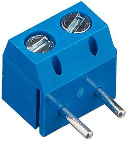 DG301R-5.0-02P-12, Клеммник винтовой, 2-контактный, 5мм, угловой DG301R-5.0-02P-12, Клеммник винтовой, 2-контактный, 5мм, угловой