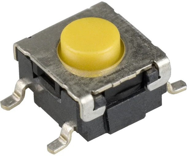 B3S1002, Switch Tactile N.O. SPST Round Button Gull Wing 0.05A 24VDC 500000Cycles 2.26N SMD Bag B3S1002, Switch Tactile N.O. SPST Round Button Gull Wing 0.05A 24VDC 500000Cycles 2.26N SMD Bag