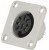 C091-31T008-100-2, Circular DIN Connectors FEMALE RECEPTACLE 8 WAY