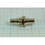 Переходник гнездо RCA на гнездо RCA на панель, № 9340 гн RCA-гн RCA \пан\Ni\\флан М12\\переходник