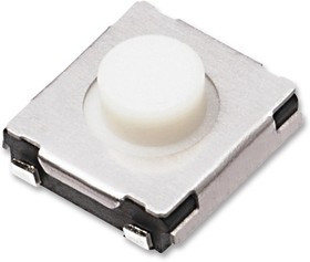 EVQQ2H03W, Тактильная кнопка, EVQQ2, Top Actuated, SMD (Поверхностный Монтаж), Round Button, 100 гс EVQQ2H03W, Тактильная кнопка, EVQQ2, Top Actuated, SMD (Поверхностный Монтаж), Round Button, 100 гс