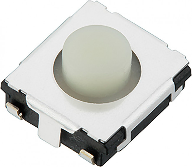 EVQQ2H03W, Тактильная кнопка, EVQQ2, Top Actuated, SMD (Поверхностный Монтаж), Round Button, 100 гс EVQQ2H03W, Тактильная кнопка, EVQQ2, Top Actuated, SMD (Поверхностный Монтаж), Round Button, 100 гс