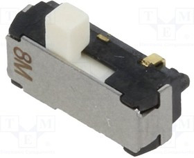 CL-SB-12A-12, Переключатель: движковый, Пол: 2, SPDT, 0,2A/12ВDC, ON-ON, -40-85°C