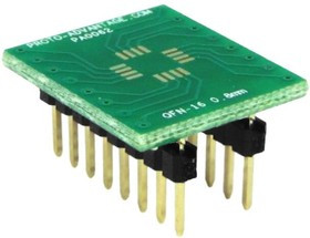 PA0062, Sockets &amp; Adapters QFN-16 to DIP-16 SMT Adapter