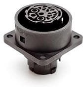 C016-10G015-000-1, Circular DIN Connectors FEMALE RECEPTACLE 15+PE