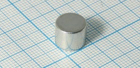 Магнит 10,0x 8,0, цилиндр, Ni, класс N35