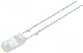 OSM5YK39B1B, LED; 3mm; white warm; 750?1120mcd; 110°; Front: flat; 2.8?3.6V