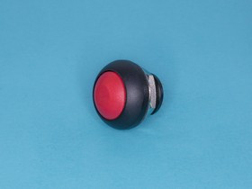 PSW-7-R, Кнопка круглая 12мм 125В/0,125А б. фикс. герметичная IP67 (В1313А) (красная)