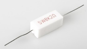 SQP 5 Вт 8.2 кОм, 5%, Резистор проволочный мощный (цементный)