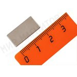 Неодимовый магнит прямоугольник 20х10х2 мм