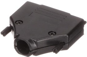 970-025-010R011, D-Sub Backshells 25P TOP ENTRY BLACK PLASTIC