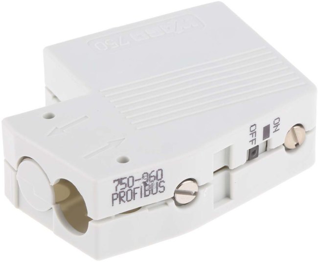 750-960, Штеккер шины PROFIBUS, D-Sub, вилкой и штепселем, 9-конт.