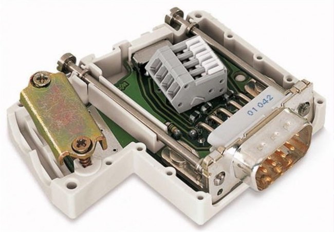 750-960, Штеккер шины PROFIBUS, D-Sub, вилкой и штепселем, 9-конт.