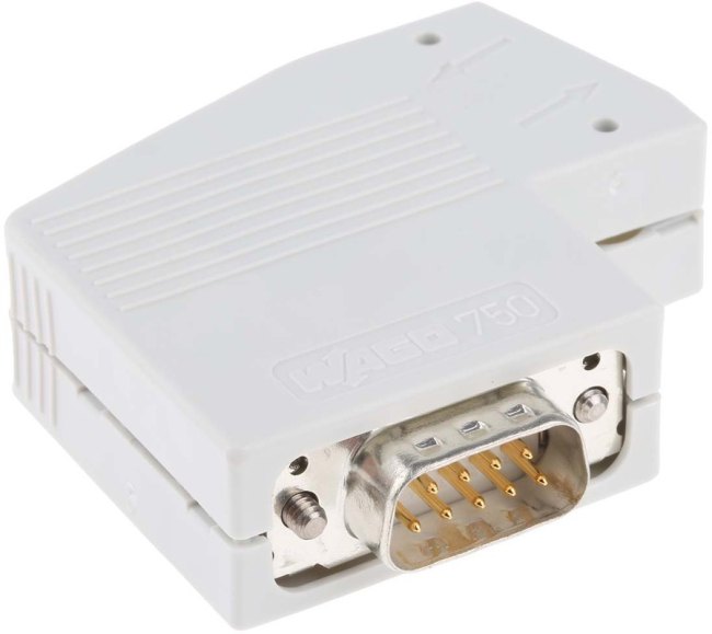 750-960, Штеккер шины PROFIBUS, D-Sub, вилкой и штепселем, 9-конт.