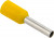Наконечник НШВИ 1.0-8 желт. (уп.100шт) IEK UGN10-001-D14-08