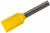 Наконечник НШВИ 1.0-8 желт. (уп.100шт) IEK UGN10-001-D14-08