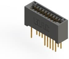 395-020-523-201, Standard Card Edge Connectors 20P DL .100X.200 BLK