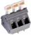 691414720004B, 4147 Series PCB Terminal Block, 4-Contact, 5mm Pitch, Through Hole Mount, 1-Row, Solder Termination