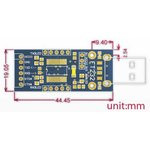 FT232 USB UART Board (Type A), Преобразователь USB-UART на базе FT232 с разъемом USB-A FT232 USB UART Board (Type A), Преобразователь USB-UART на базе FT232 с разъемом USB-A