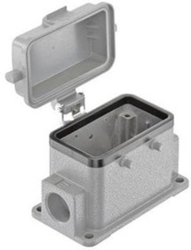 19300101225, Heavy Duty Power Connectors SURFACE MOUNTING HSG HAN 10B 1 SIDE ENTRY 19300101225, Heavy Duty Power Connectors SURFACE MOUNTING HSG HAN 10B 1 SIDE ENTRY