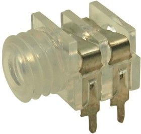 CL1384P, Гнездо; Jack 3,5мм; "мама"; mono; с выключателем; угловой 90°