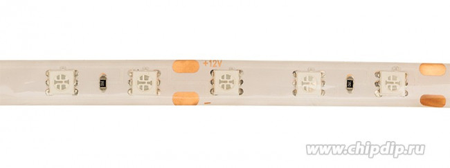 141-493, LED лента силикон, 10 мм, IP65, SMD 5050, 60 LED/m, 12 V, цвет свечения синий