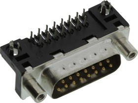ID15P33E4GV00LF, D-Sub Standard Connectors DSUB RA STB 15PIN