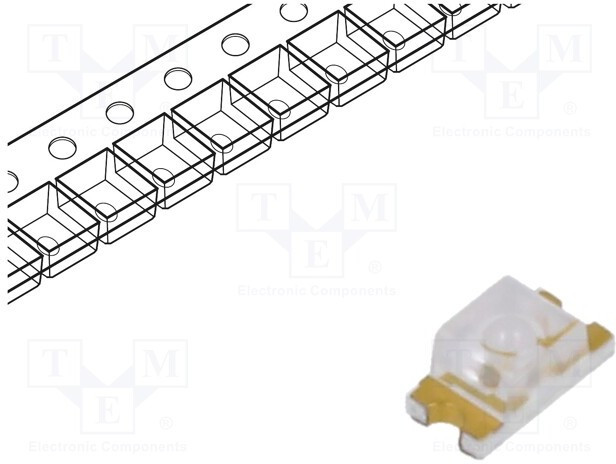 FYLS-1206BPGC, LED; SMD; 1206; green; 1450?1850(typ)-2850mcd; 3.2x1.6x1.4mm; 30°