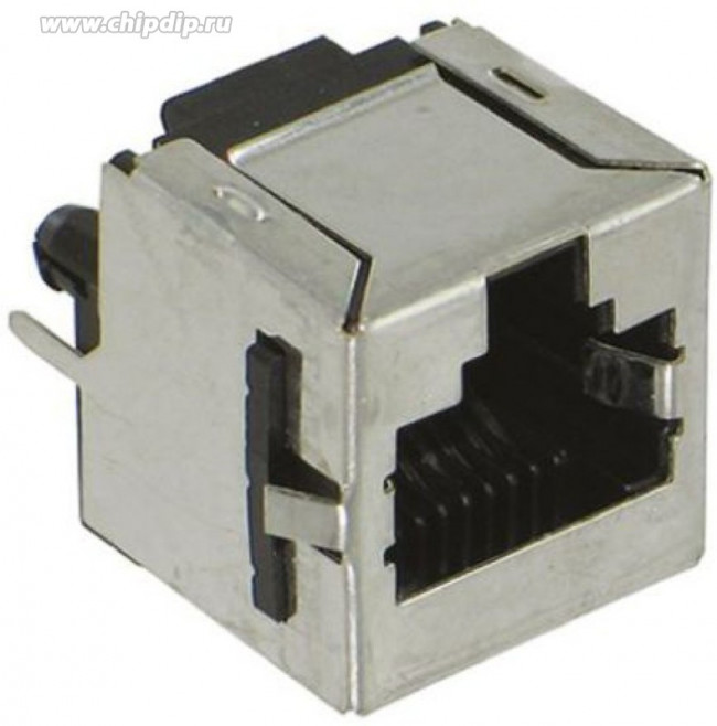 5557730-1, Modular Connectors / Ethernet Connectors 8 TOP ENTRY SHLD KEY