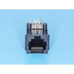 TJ2-8P8C, Разъем RJ-45 на плату, 8P8C, тип 2