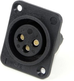 PD3FSC3, XLR Connectors QG PLASTIC PANEL MT