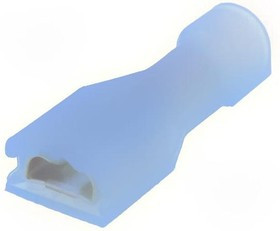 3-520125-2, Quick Disconnect Terminal 14-16AWG Brass Blue RCP 21.71mm Tin Carton