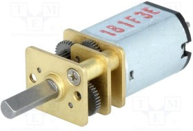 POLOLU-2386, Двигатель: DC, с редуктором, HP, 6ВDC, 1,6А, Ось: D профиль, 150: 1