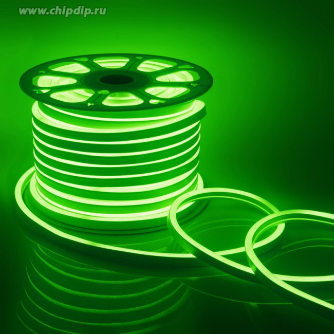 17-37 Светодиодный неон, мини, 220В, 5,5Вт/м , smd2835, 120д/м , IP65, 8*16мм, 50м , зел. 17-37 Светодиодный неон, мини, 220В, 5,5Вт/м , smd2835, 120д/м , IP65, 8*16мм, 50м , зел.