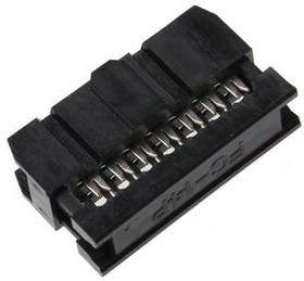 6424963, IDC Connector, Right Angle, Socket, Grey, 1A, Contacts - 14