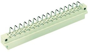 09041327921, Conn DIN 41612 M 32 POS 5.08mm Solder RA Thru-Hole