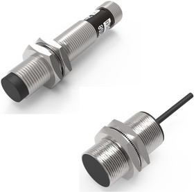 TRN18-08NC индуктивный датчик, Sn=8 мм, М18 латунь,не заподлицо, NPN NC, 10...30VDC, 500Гц, IP67, кабель 2 м