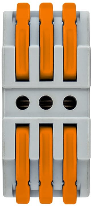 plc-smk-423, Строительно-монтажная клемма СМК 222-423 проходная3 полюса 0,08-4мм2 (25шт.) PROxima