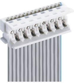 MICA 08, IDC Connector, Right Angle, Socket, 1.2A, Contacts - 8