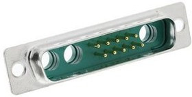 173107-0063, D-Sub hybrid-plug, Plug, 13W3, Soldering Lugs