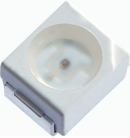 KA-3528ZGCKT, Светодиод smd 3,5х2,8мм/зеленый/525нм/ 500-1000мкд/ прозрачный/120°