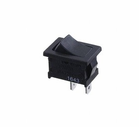 RA11431100, Rocker Switches 10A 125VAC 4.8mm Tab Off-(On)