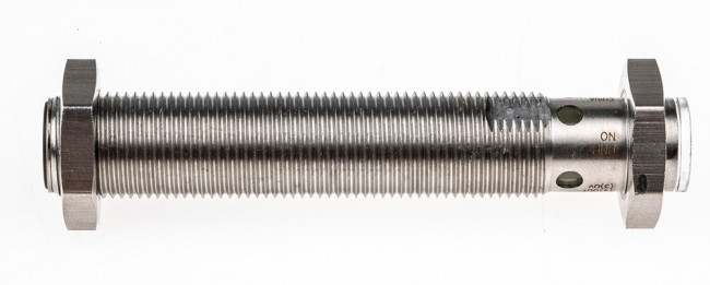 E2AS12LS04M1B1OMS, Inductive Sensor PNP, Make Contact (NO) 1kHz 32V 10mA 4mm IP67 Connector, M12 E2A