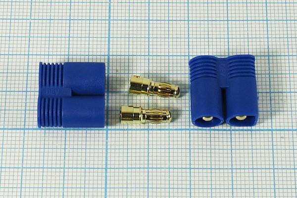 Штекер силового питания EC3 на два контакта, 25А; №12908 штек пит EC\ 2C\\каб\\EC3-M\