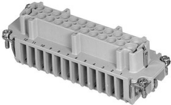 C146-10B024-500-1, Heavy Duty Power Connectors Socket Insert 24 Way Heavy Mate C146-10B024-500-1, Heavy Duty Power Connectors Socket Insert 24 Way Heavy Mate